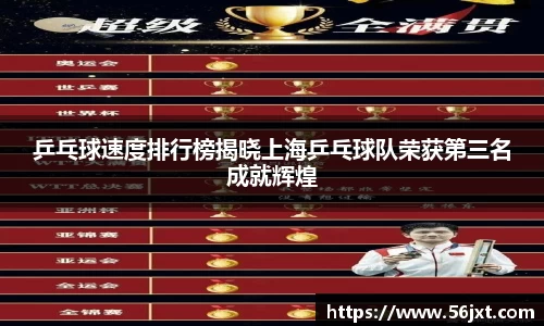 乒乓球速度排行榜揭晓上海乒乓球队荣获第三名成就辉煌
